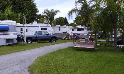 View of Sites across from our Clubhouse